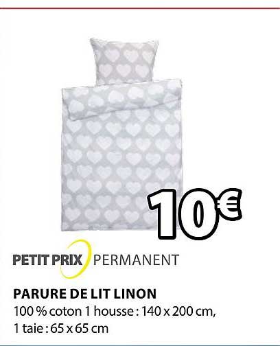 parure de lit linon