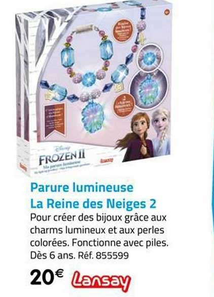 parure lumineuse la reine des neiges 2