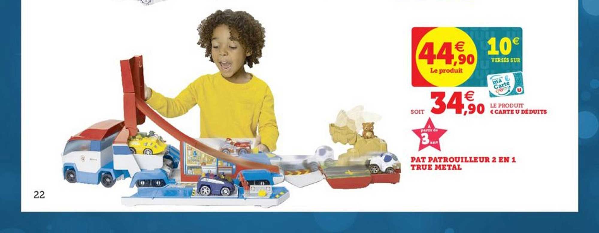 pat patrouilleur 2 en 1 true metal