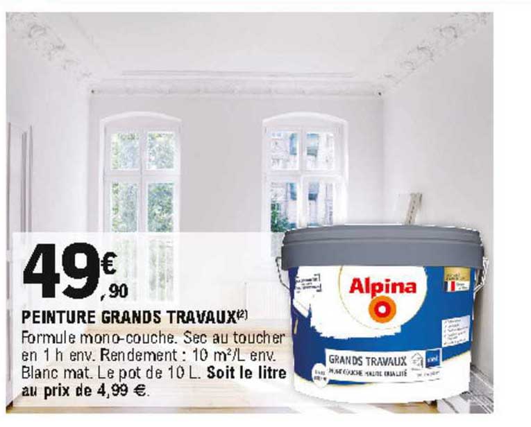 peinture grands travaux alpina
