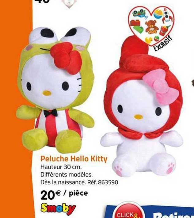 peluche hello kitty smoby