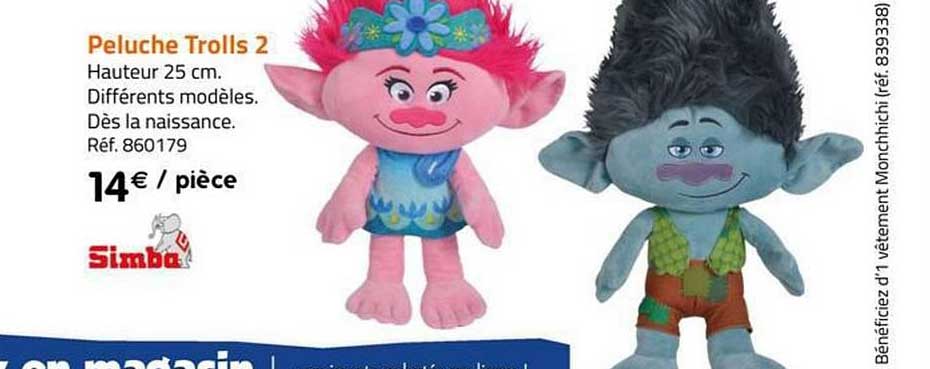 peluche trolls 2 simba