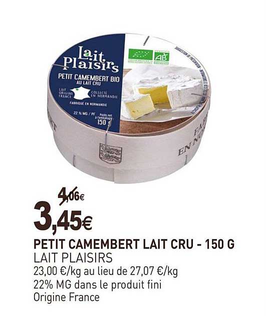 petit camembert lait cru lait plaisirs