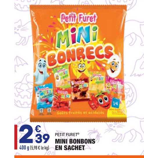 Petit Furet Mini Bonbons En Sachet