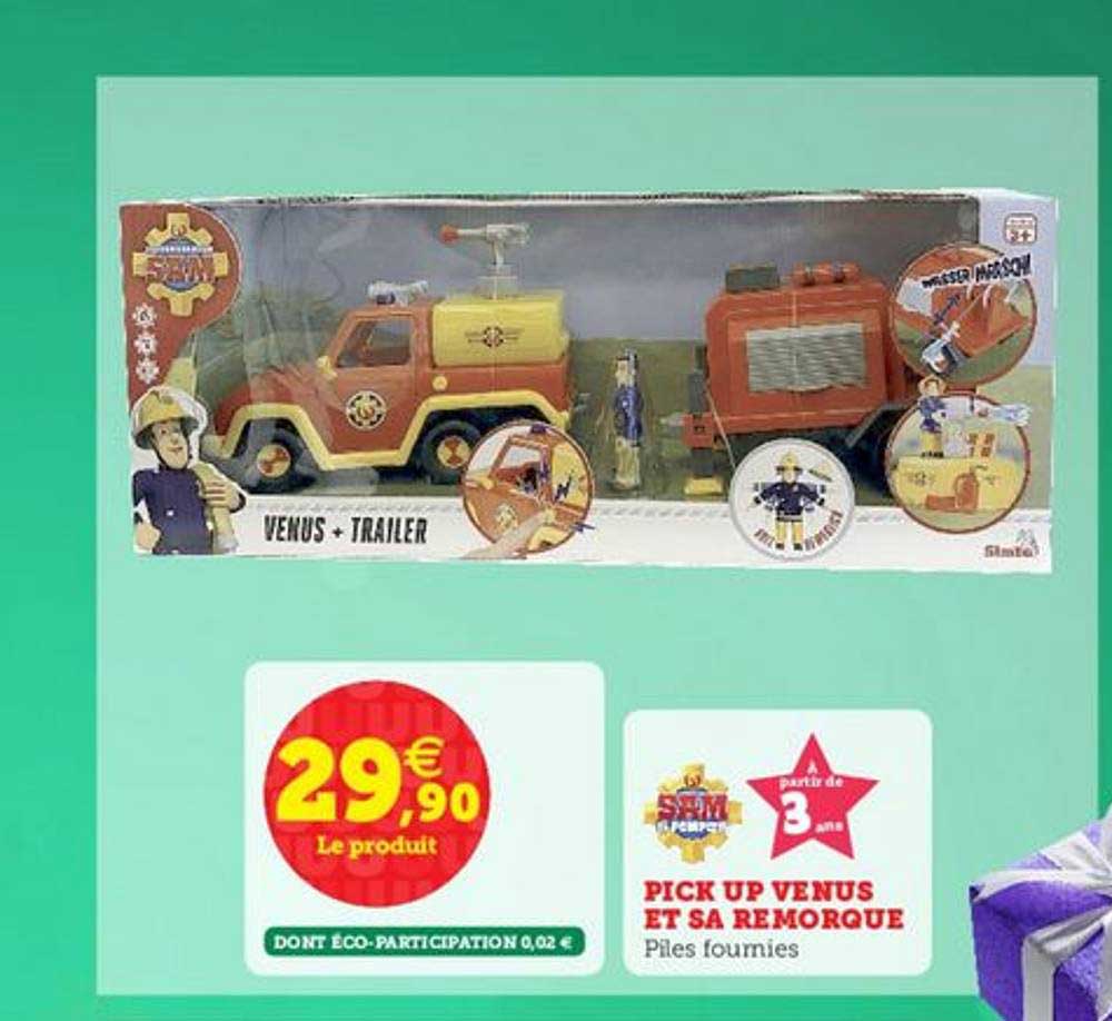 pick up venus et sa remorque