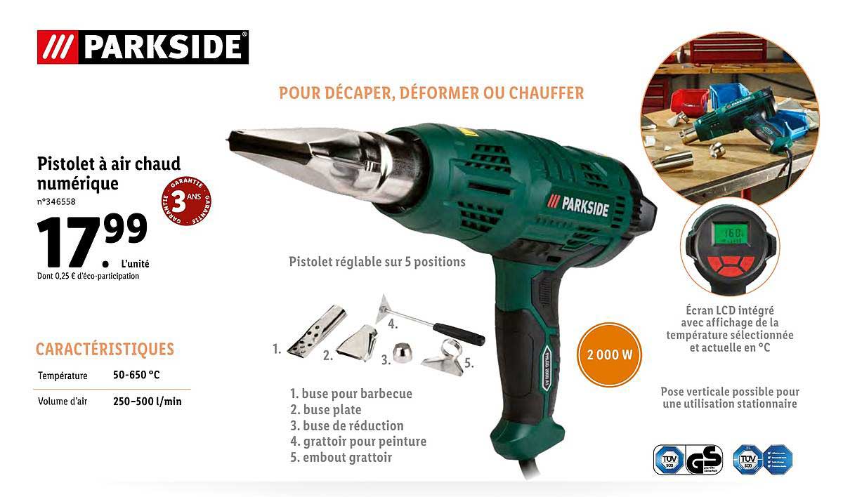 Pistolet à Air Chaud Numérique