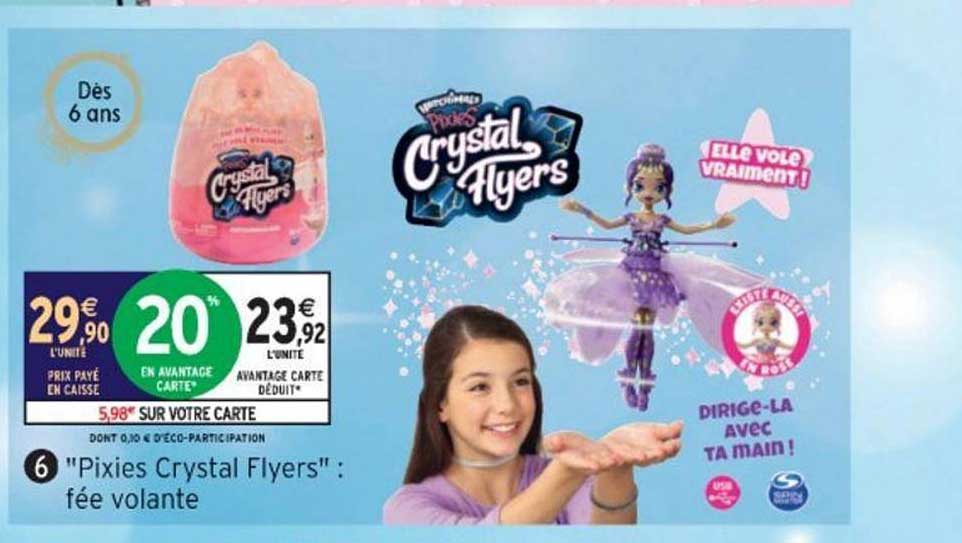 pixies crystal flyeres fée volante