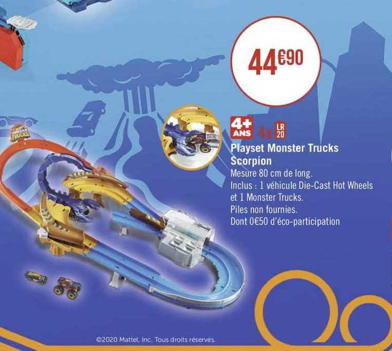 playset monster trucks scorpion