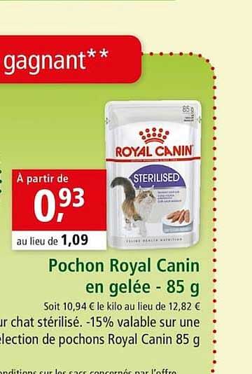 pochon royal canin en gelée 85 g