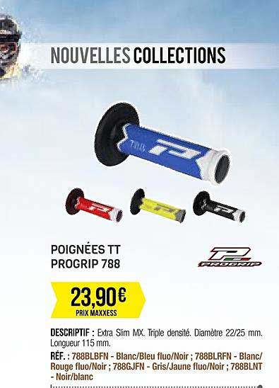 poignées tt progrip 788