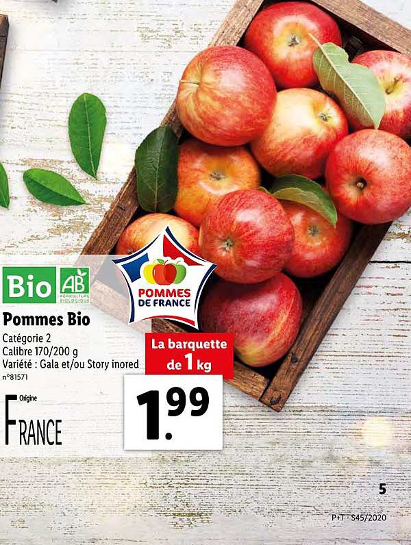 Pommes Bio