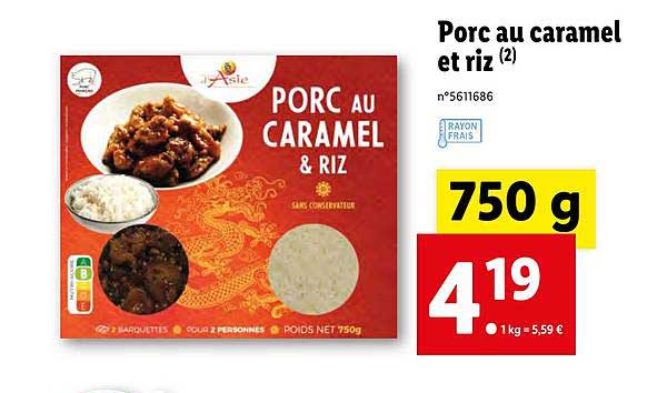 Porc Au Caramel Et Riz
