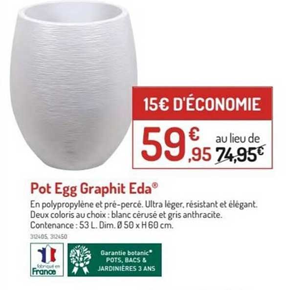 pot egg graphit eda