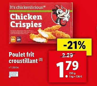 poulet frit croustillant