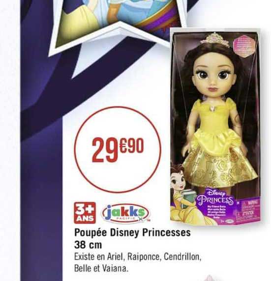 poupée disney princesses 38 cm jakks