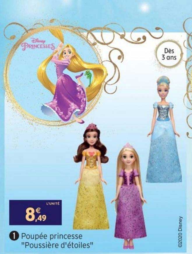 poupée princesse poussière d'étoiles