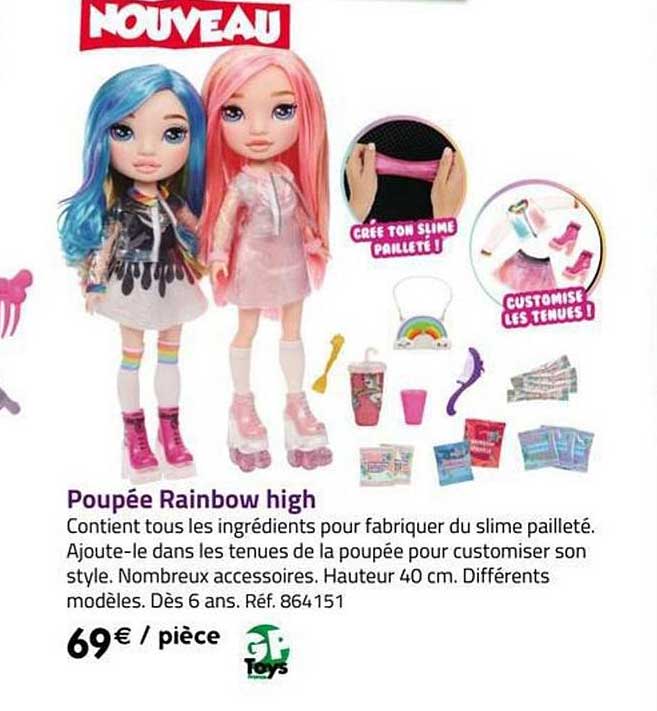 poupée rainbow high