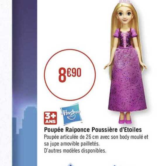 poupée raiponce poussière d'étoiles
