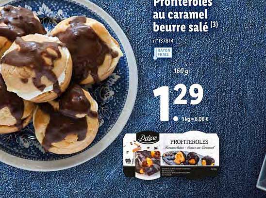 Profiteroles Au Caramel Beurre Salé