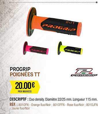 progrip poignées tt