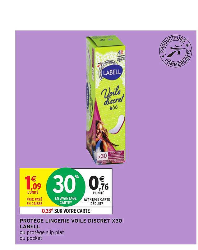 protège lingerie voile discret x30 labell