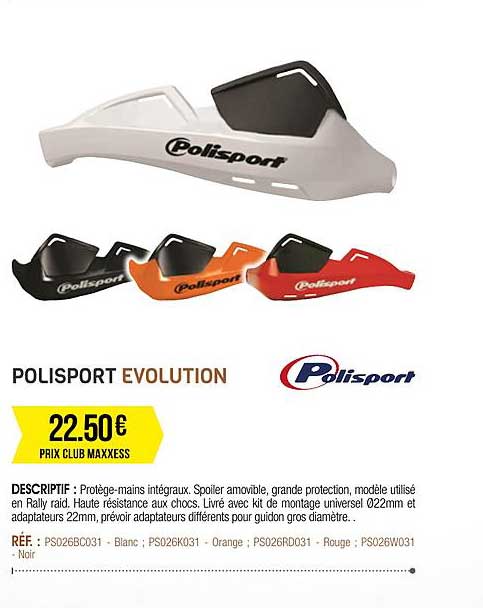 protège-main polisport evolution