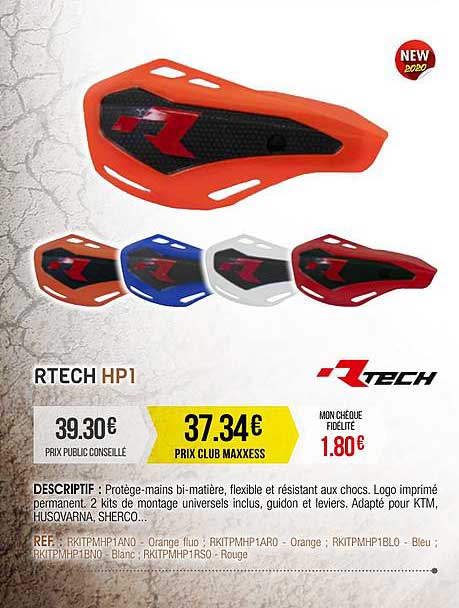 protège-mains rtech hp1