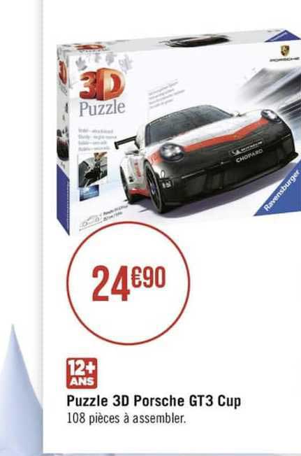 puzzle 3d porsche gt3 cup