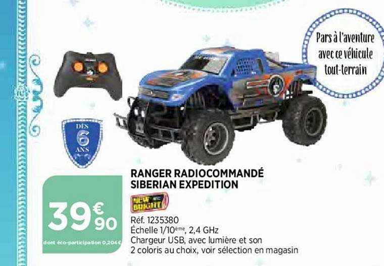 Ranger Radiocommandée Siberian Expedition New Bright