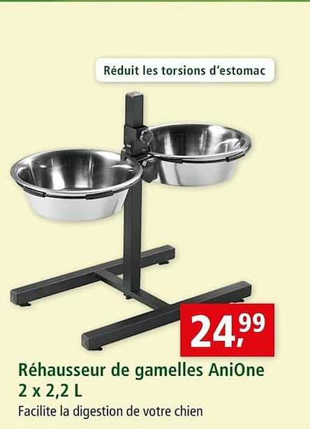 réhausseur de gamelles anione