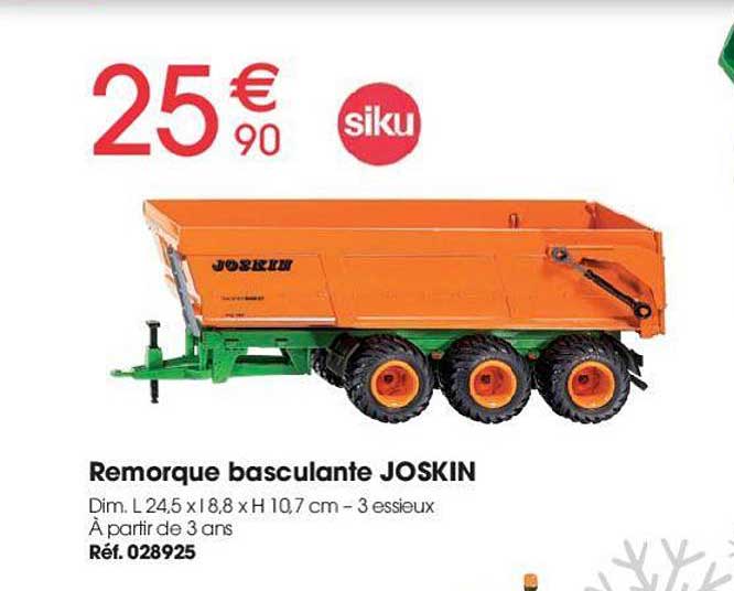 Remorque Basculante Joskin Siku