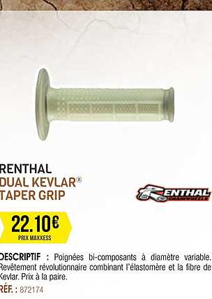 Renthal Dual Kevlar Taper Grip