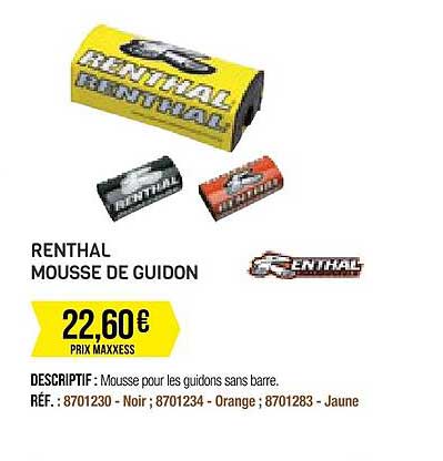 renthal mousse de guidon
