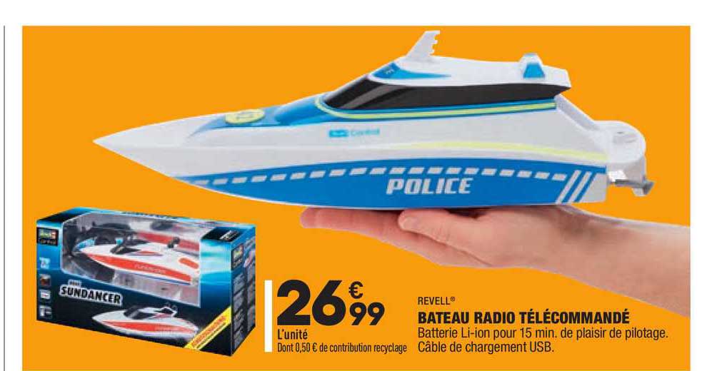 revell bateau radio télécommandé