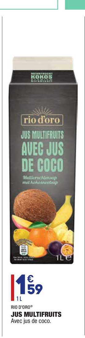 rio d'oro jus multifruits