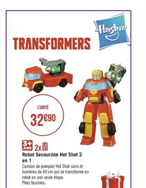 robot secouriste hot shot 2 en 1