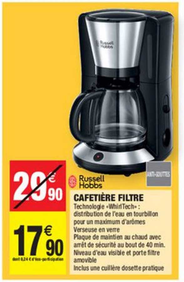 russell hobbs cafetière filtre