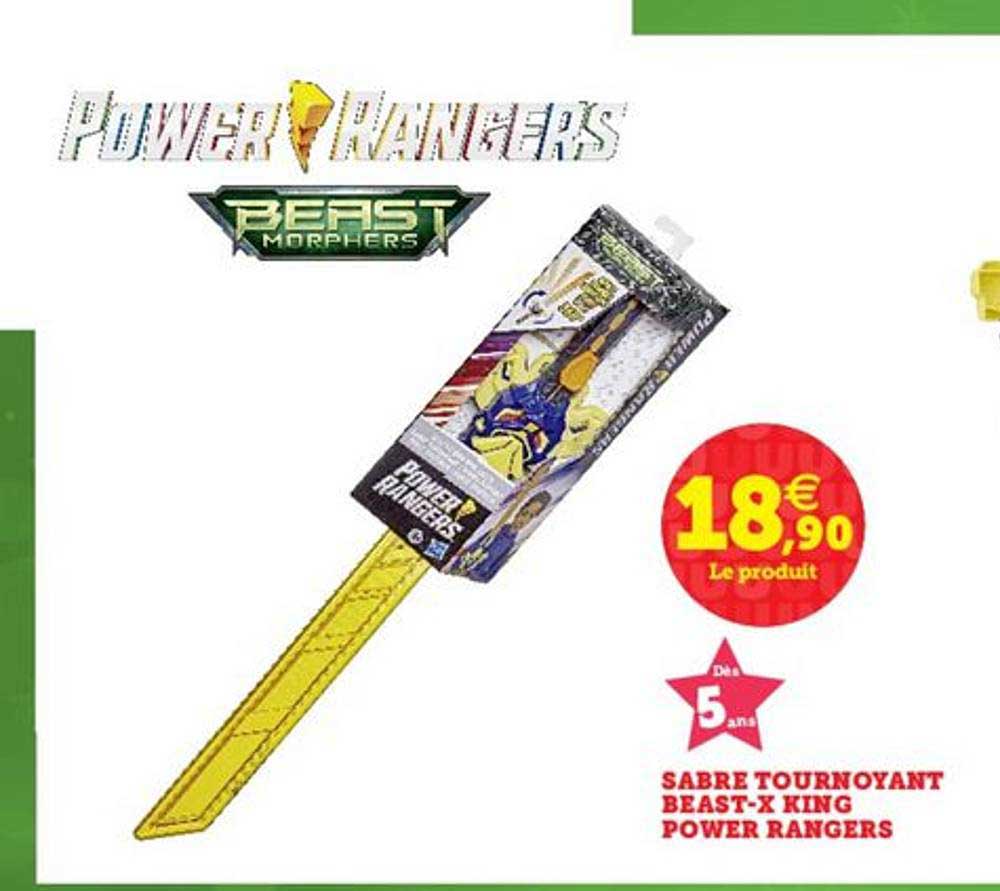 sabre tournoyant beast-x king power rangers
