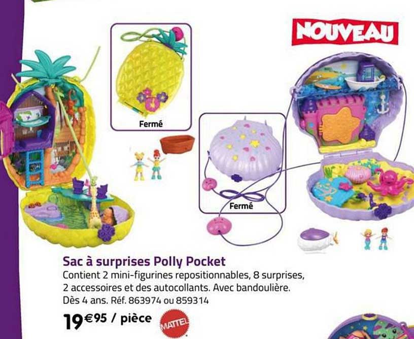 sac à surprises polly pocket