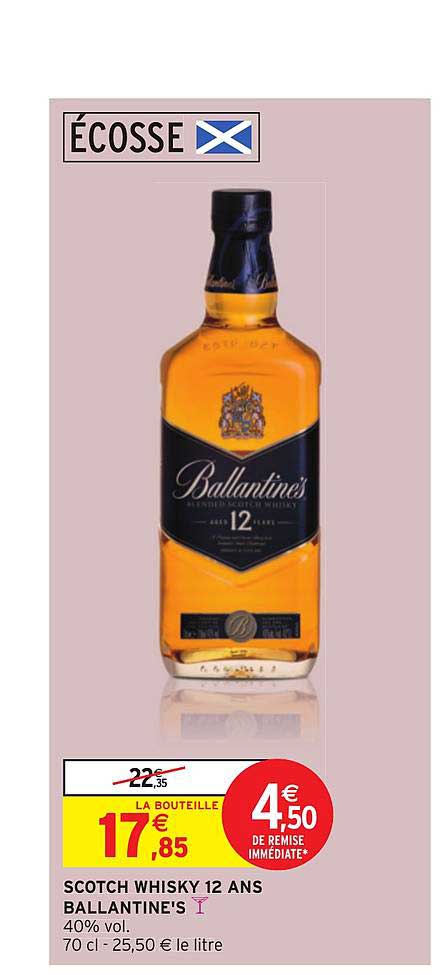 Scotch Whisky 12 Ans Ballantine's