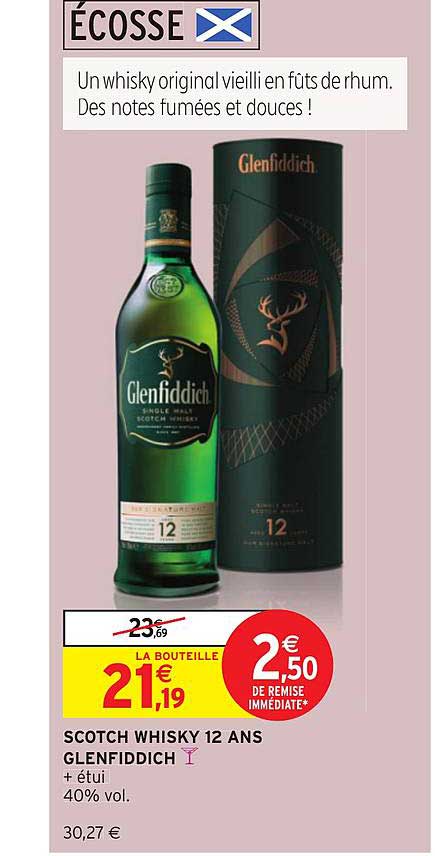 Scotch Whisky 12 Ans Glenfiddich
