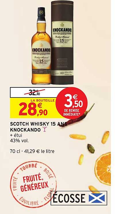 scotch whisky 15 ans knockando