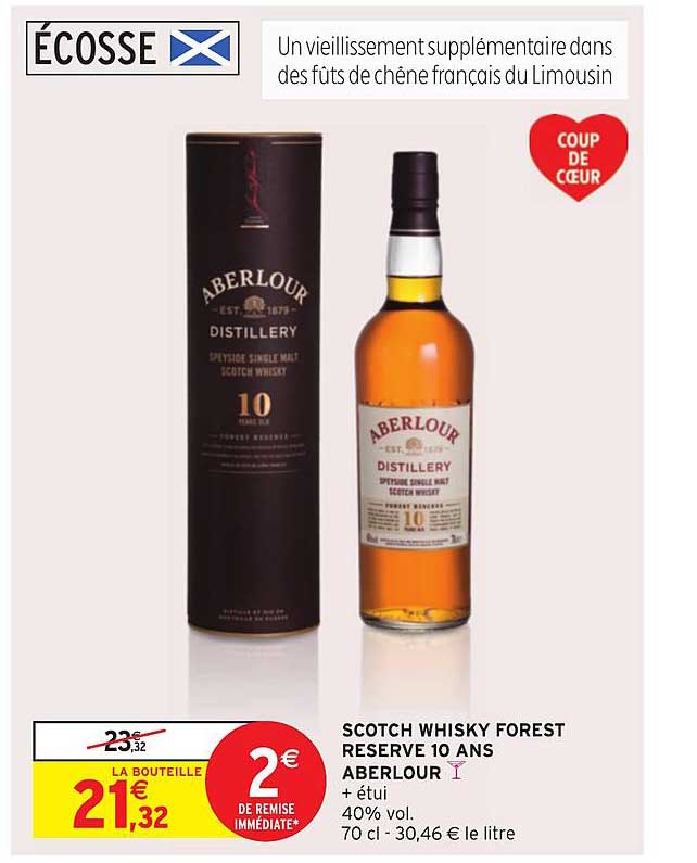scotch whisky forest réserve 10 ans aberlour