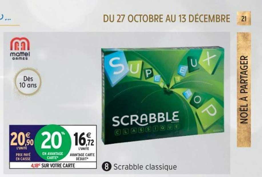 scrabble classique mattle games