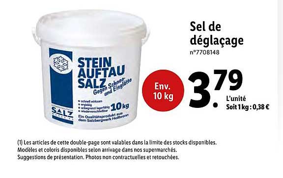 Sel De Déglaçage