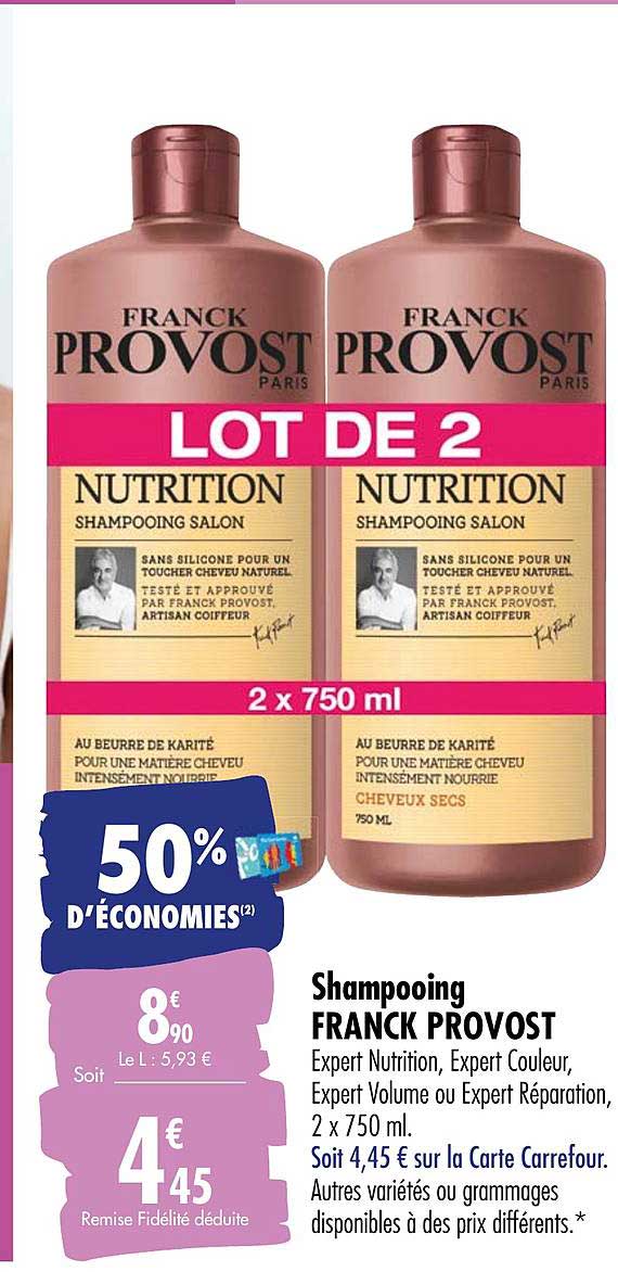 shampooing franck provost