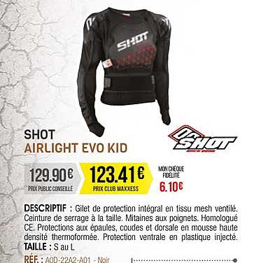 shot airlight evo kid