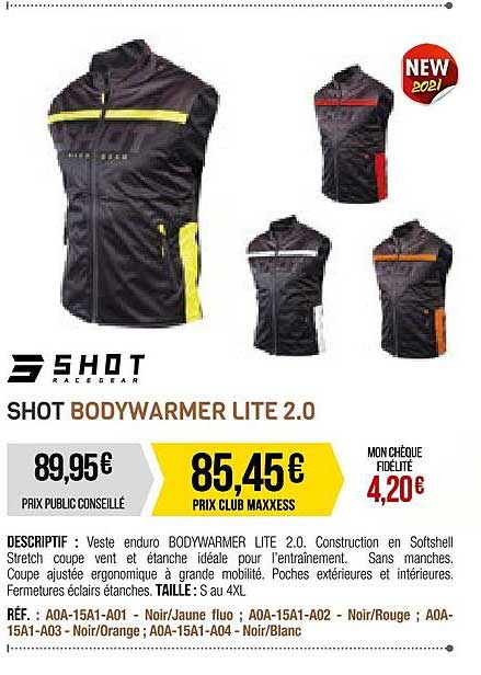 shot bodywarmer lite 2.0