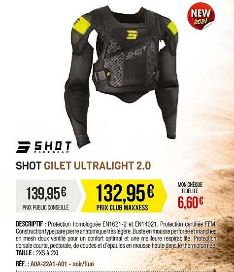 shot gilet ultralight 2.0