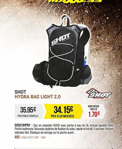 shot hydra bag light 2.0